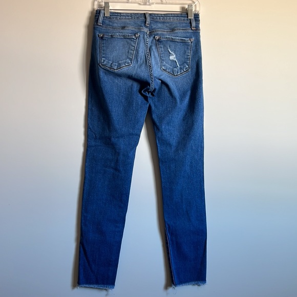 Women’s Bridge by Gly Mid Rise Ankle Skinny Blue Jeans size 27 - Picture 2 of 3